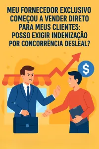 Imagem principal do artigo Meu Fornecedor Exclusivo Começou a Vender Direto para Meus Clientes: Posso Exigir Indenização por Concorrência Desleal?